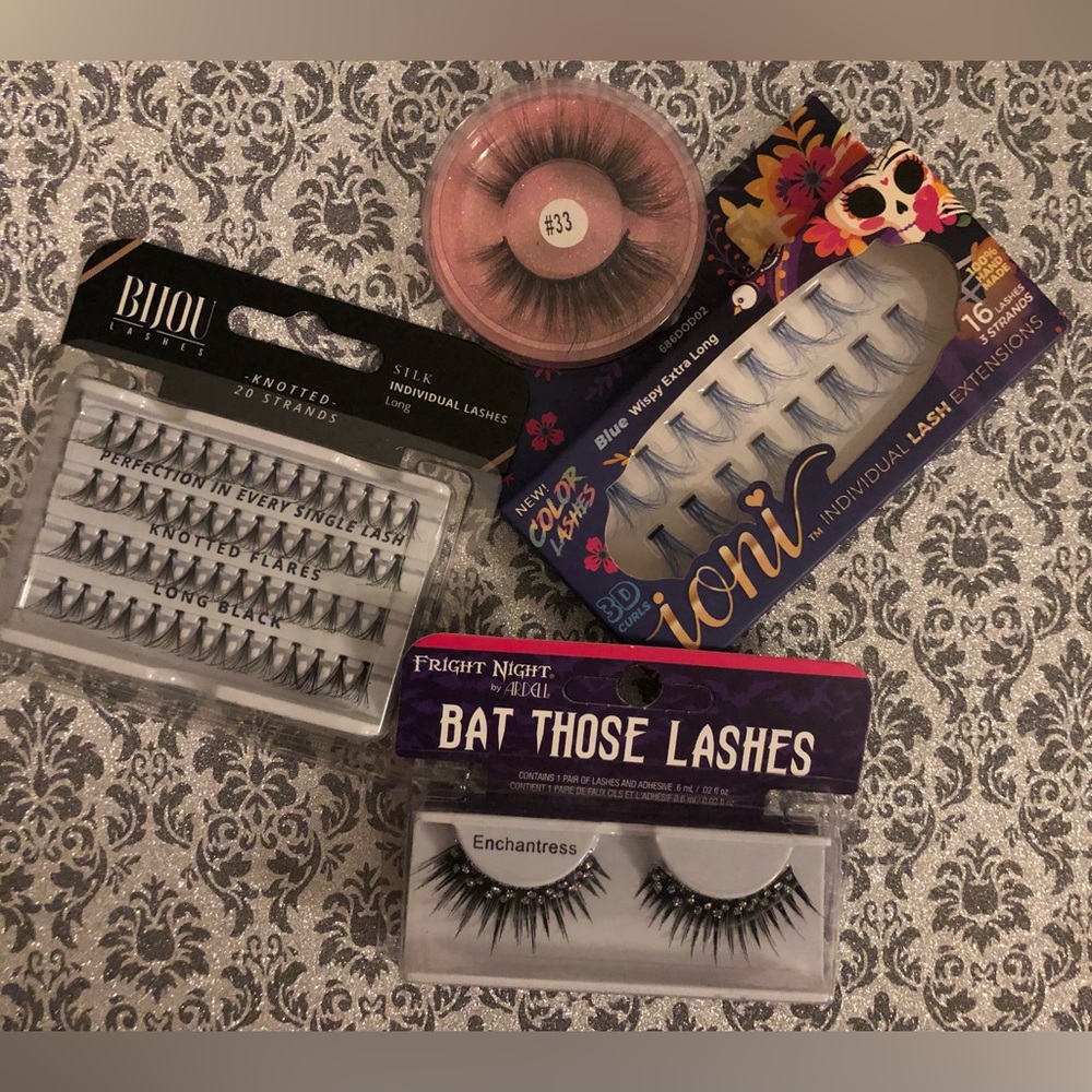 4 Pack of EYELASHES & LASH EXTENSION Bundle (NWT)